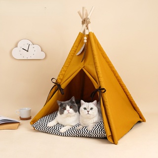 [Ready Stock]Cat House Super Cute Pet Sunset Tent Accompany Cat Owner Enjoy Romantic Semi-Enclosed Four Seasons Universal