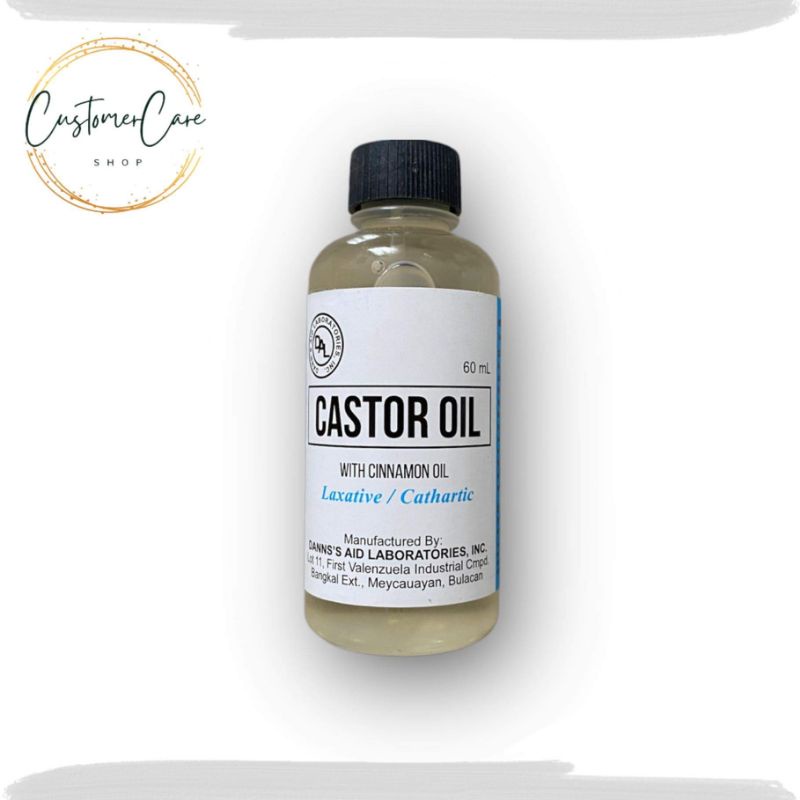 Castor Oil with Cinnamon Oil 30ml 60ml Laxative Cathartic Shopee Philippines