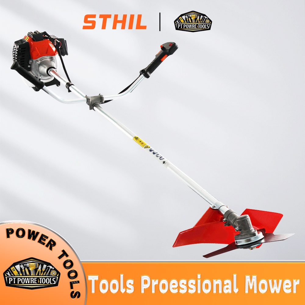 STHIL Grass Trimmer 4 Stroke Brush cutter Tiller attachment with Big ...