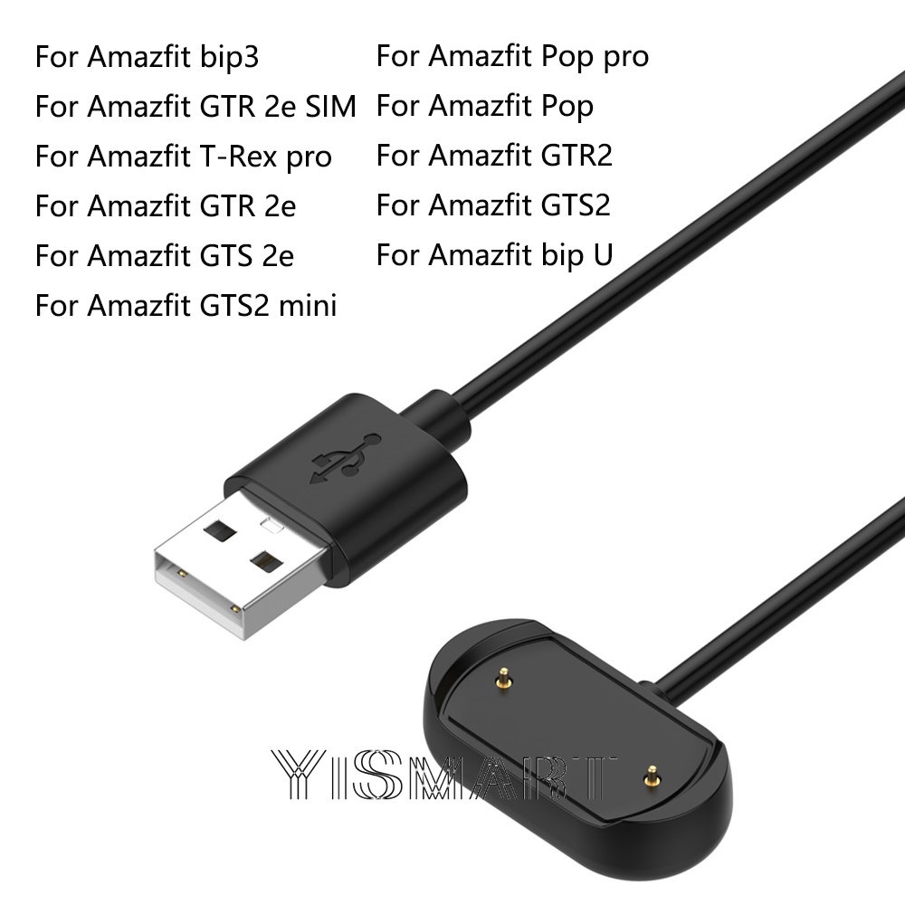 USB Charging Cable for Amazfit Bip 3 Bip U GTS2 GTS 4 Mini GTR2 GTR 2e ...