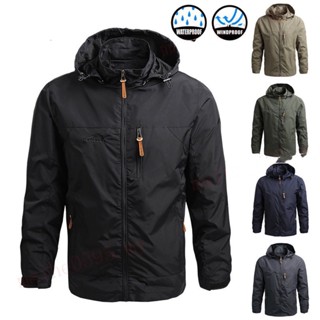 Mens tactical jacket TNF Outdoor Mountaineering waterproof  Windproof Sharkskin Hooded #5