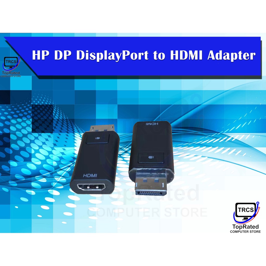 HP DP DisplayPort to HDMI Adapter Shopee Philippines