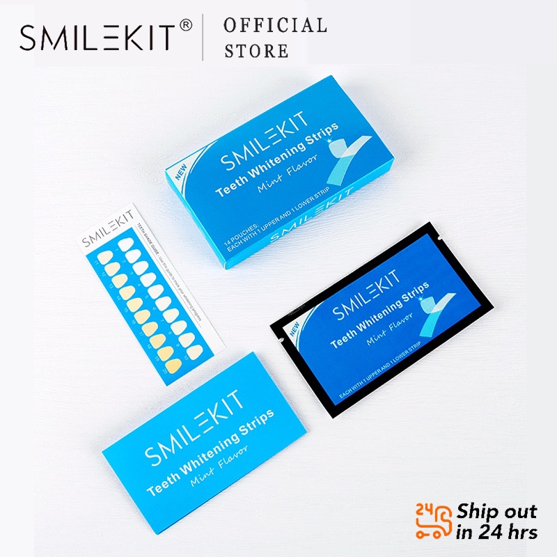 SMILEKIT Teeth Whitening Strips 7PCS Whitening Strips For Teeth Pro