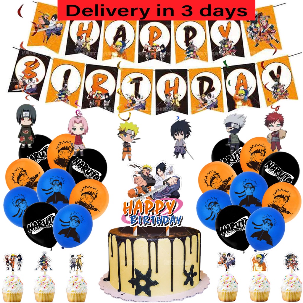 naruto birthday party decoration naruto balloon cake topper naruto