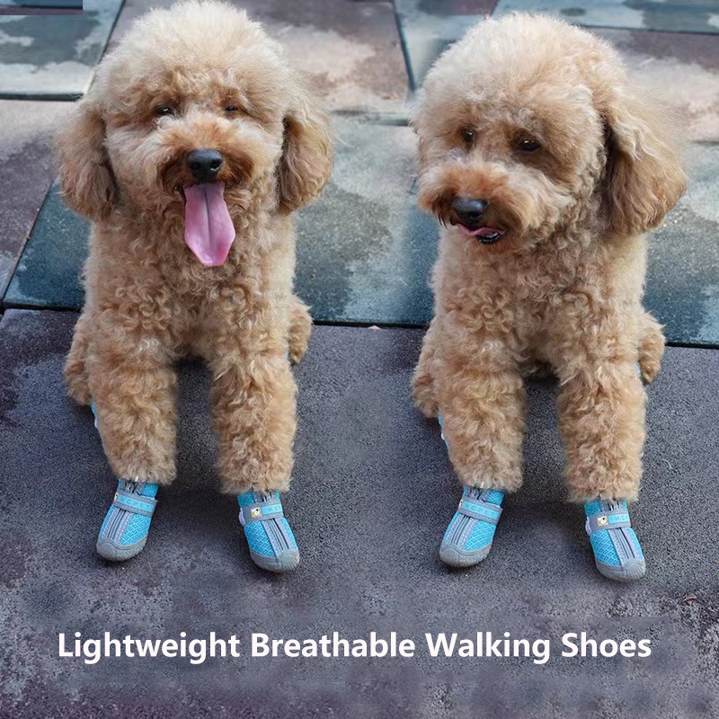 Pet Lightweight Breathable Shoes dog shoes Mesh Zipper Sneakers #2
