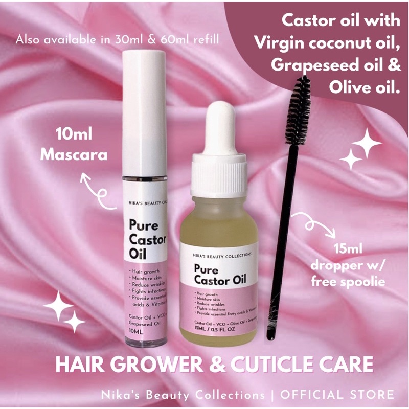 NBC Pure Castor Oil + Virgin coconut Oil + Olive Oil + Grapeseed Oil