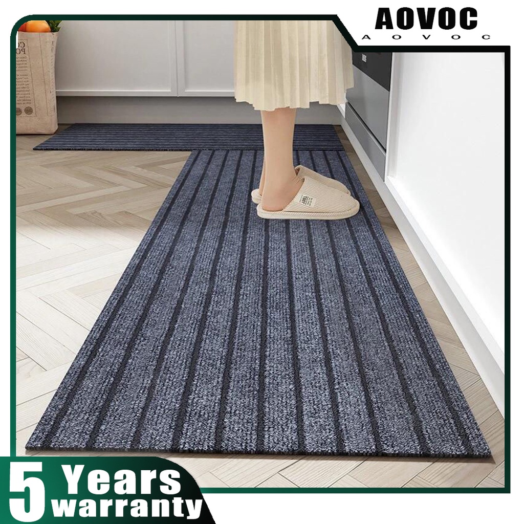 [PH STOCK ]Strip Kitchen Floor Mat NonSlip and Oilproof Waterproof
