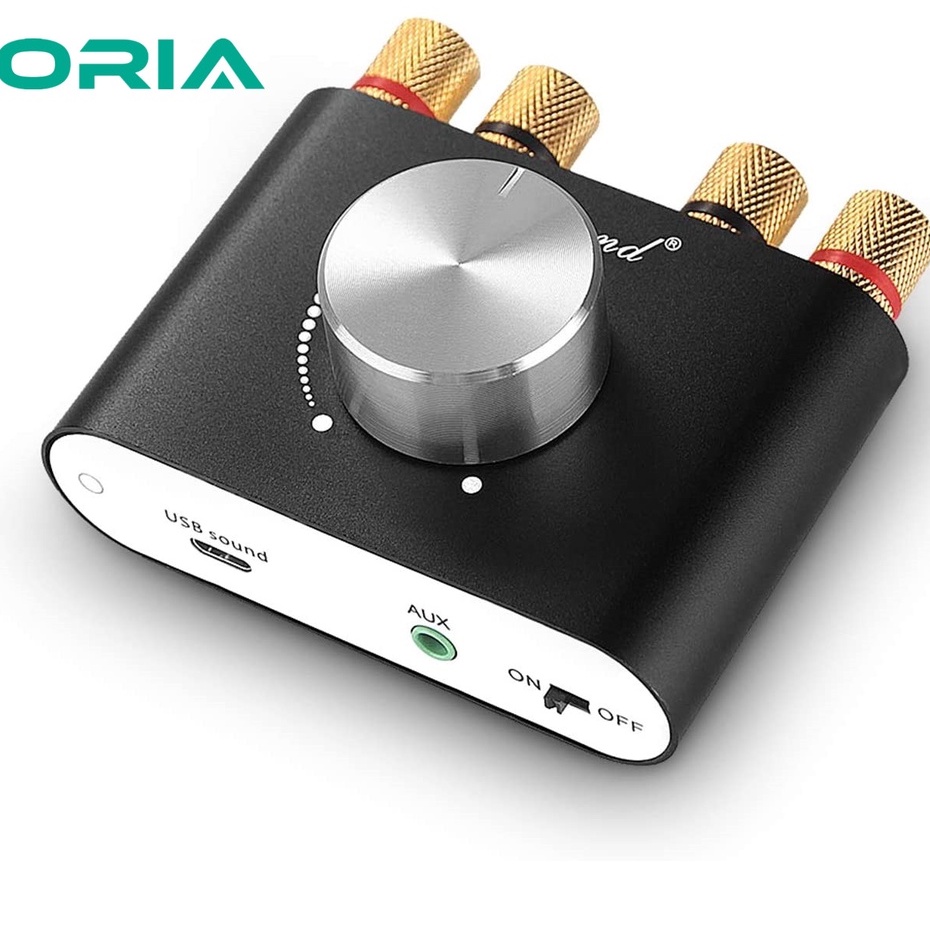 ORIA 50W*2 Power Stereo HiFi Digital Amplifier with AUX/USB/Bluetooth