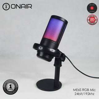 ONAIR ME6S RGB MIC Gaming Condenser Microphone 24bit/192khz | Shopee ...