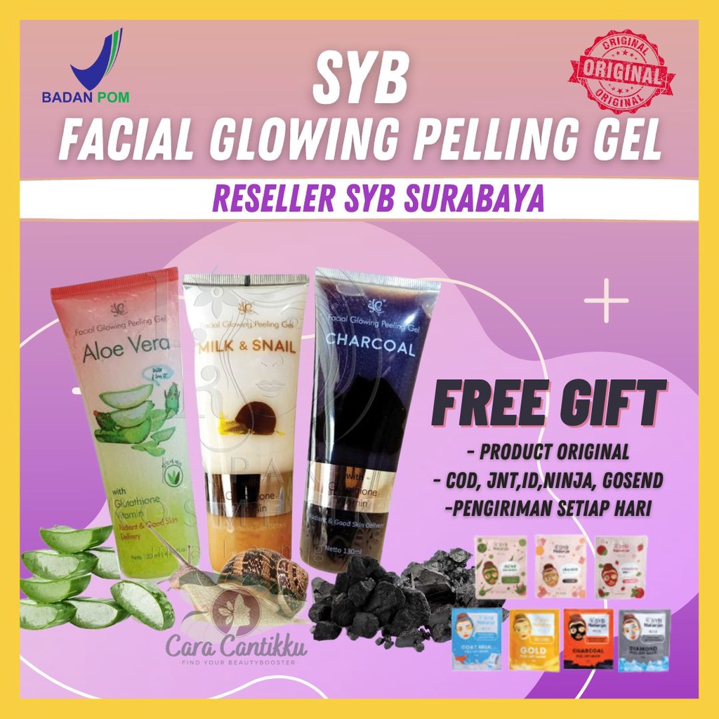 Sby FACIAL GLOWING PEELING GEL 130 ML CHARCOAL PEELING SNAIL PEELING