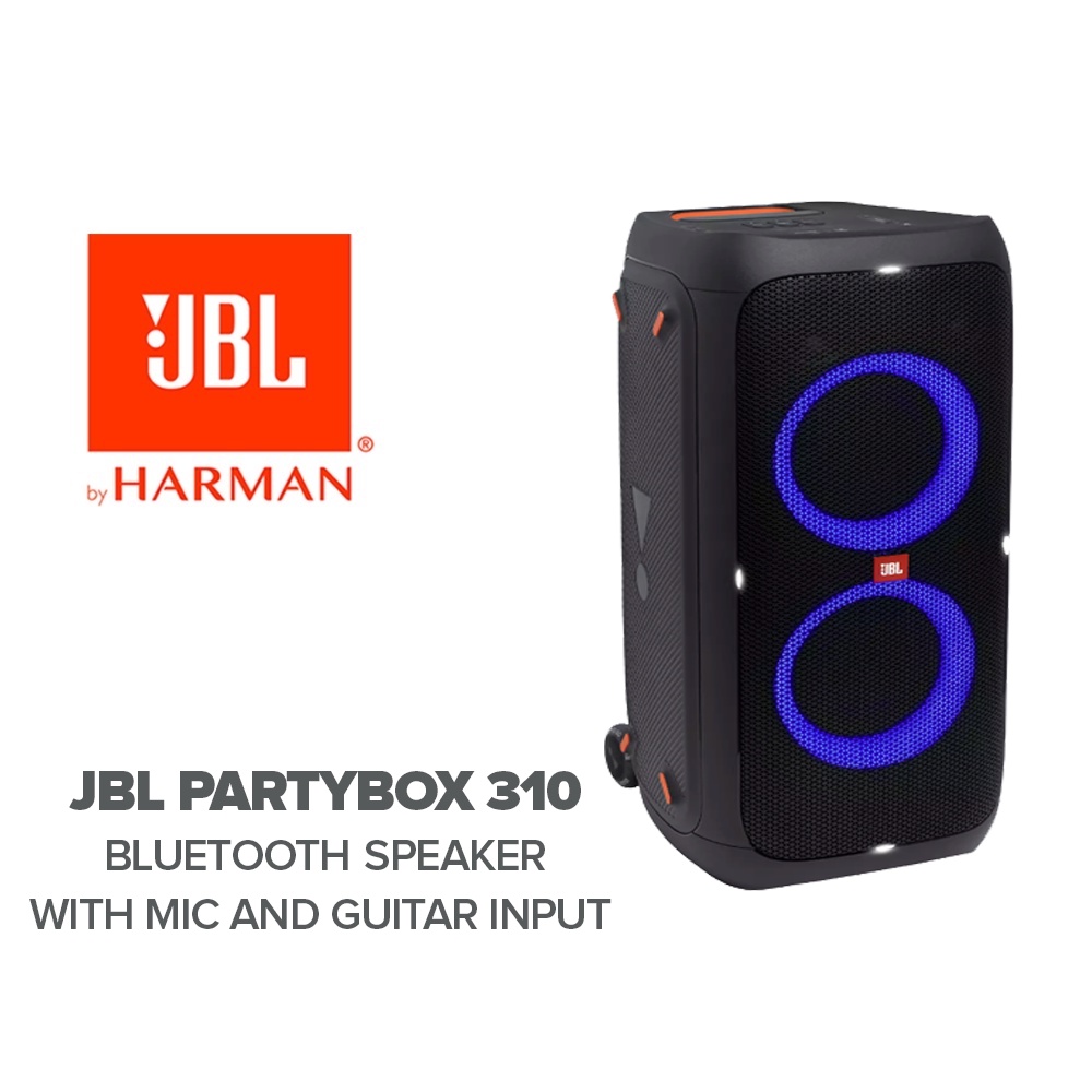 JBL PartyBox 310 Bluetooth Speaker With Mic And Guitar Input Shopee Philippines