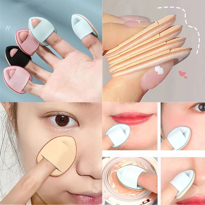 Mini Finger Makeup Sponge Can Use Wet And Dry/Beauty Finger Sponge Air