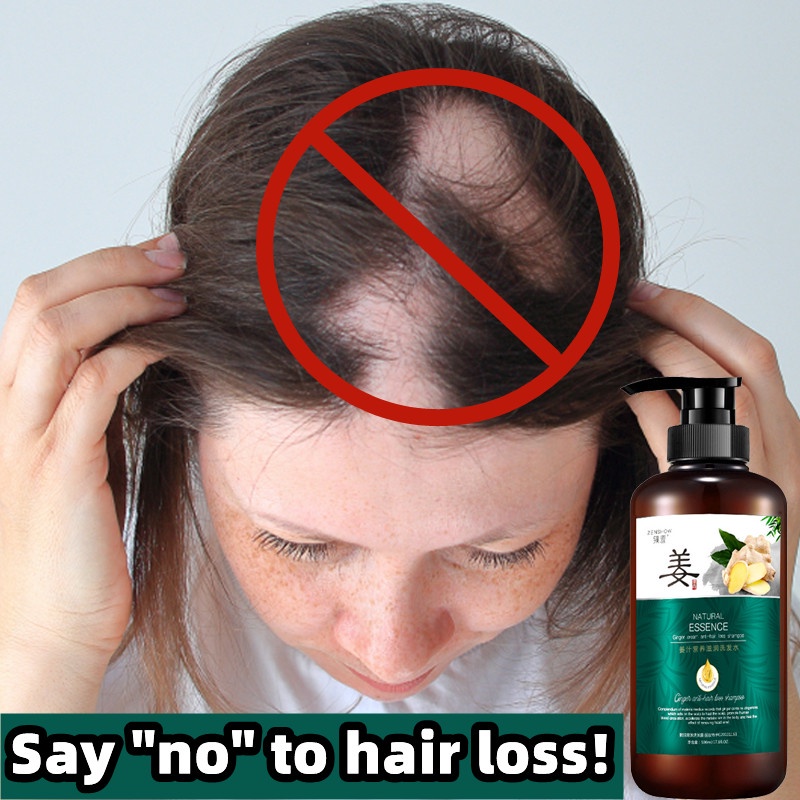 Ginger shampoo scalp treatment anti alopecia promote hair growth