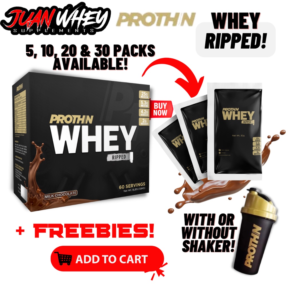 PROTHIN WHEY RIPPED - 30 SACHETS | 20 SACHETS | 10 SACHETS | Shopee ...