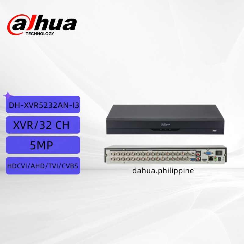 CCTV DHXVR5232ANI3 Dahua 32 Channel Motion Detection Video Recorder