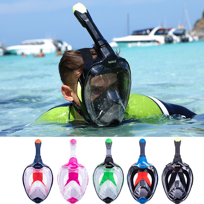 Yoomee Full Face SnorkelMask Adult and Kids SnorkelingMask 180 ...