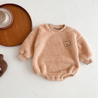 Infant Double-Sided Fleece Autumn Winter Clothes Long-Sleeved Baby Onesie Newborn Thickened Romper Male Female Fashion #7