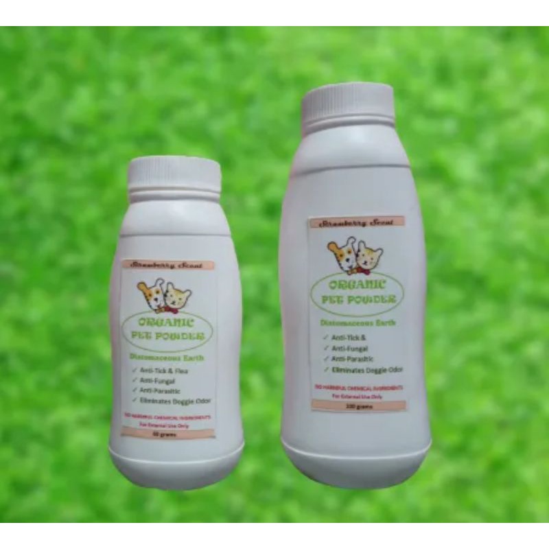 Dog & Cat Organic Powder ( Diatomaceous Earth Powder & Madre De Cacao