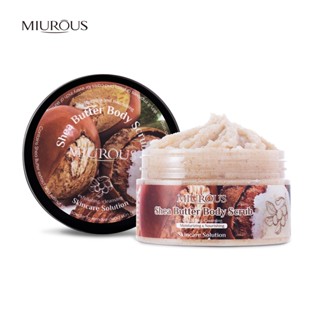 Shea Butter Body Scrub Hydrating Scrub Lotion Deep Cleansing Cutin Refine Pores Scrub Remove Dead Skin Improve the skin Dry and Rough Deep clean skin Lasting Moisture 350g #9