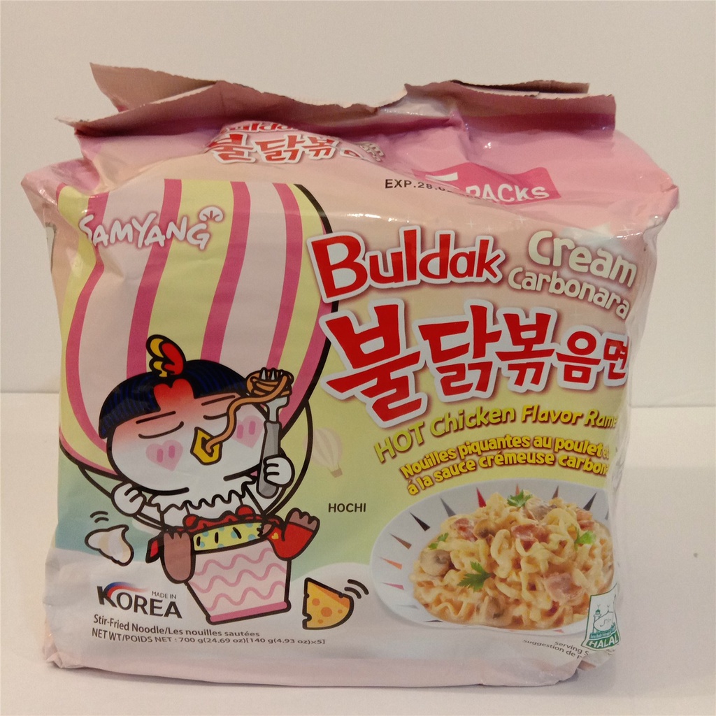 (household items)Samyang Buldak Cream Carbonara Multi Pack Fire Noodle ...