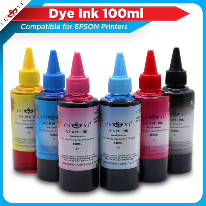 100ML CUYI Refillable Dye Ink for Epson / Canon / Brother For Any ...