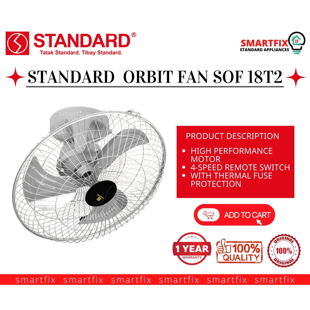 Standard Electric Fan Orbit Fan 18