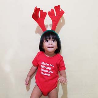 sfasf monthly milestone for baby girl sfasf ANIYA CLOTHING Mano Po Ninong Ninang Baby Onesie Unisex #6