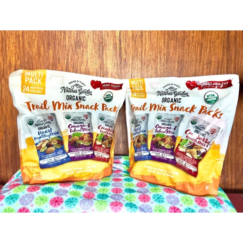 Nature's Garden Organic Trail Mix Snack Packs Shopee Philippines