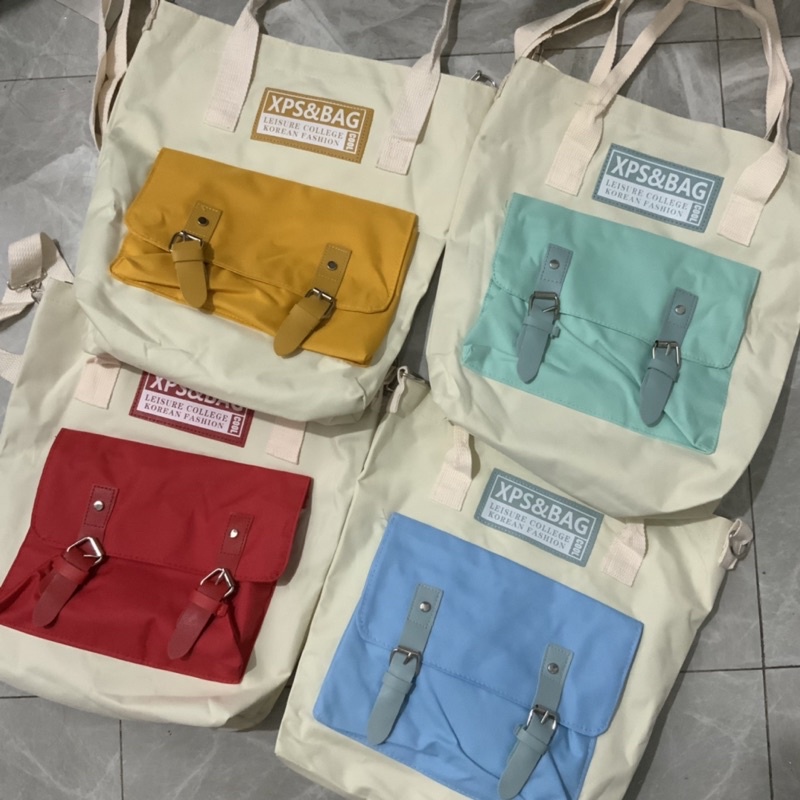 4 in 1 Korean Tote Bag with strap Shopee Philippines