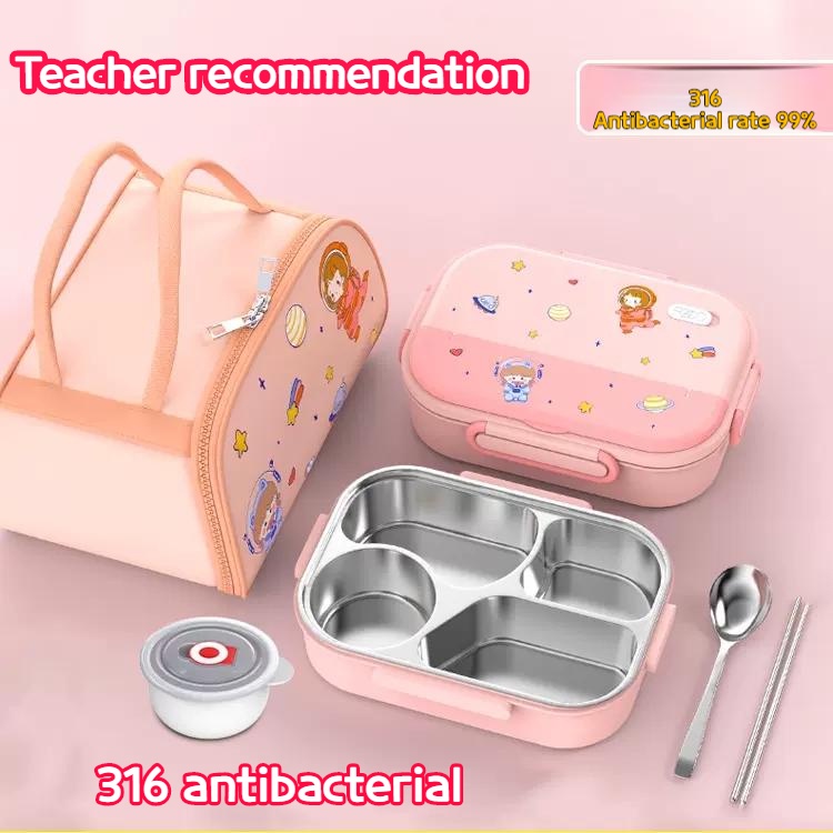 316 Stainless Steel lunch box for kids Insulation Antibacterial bento