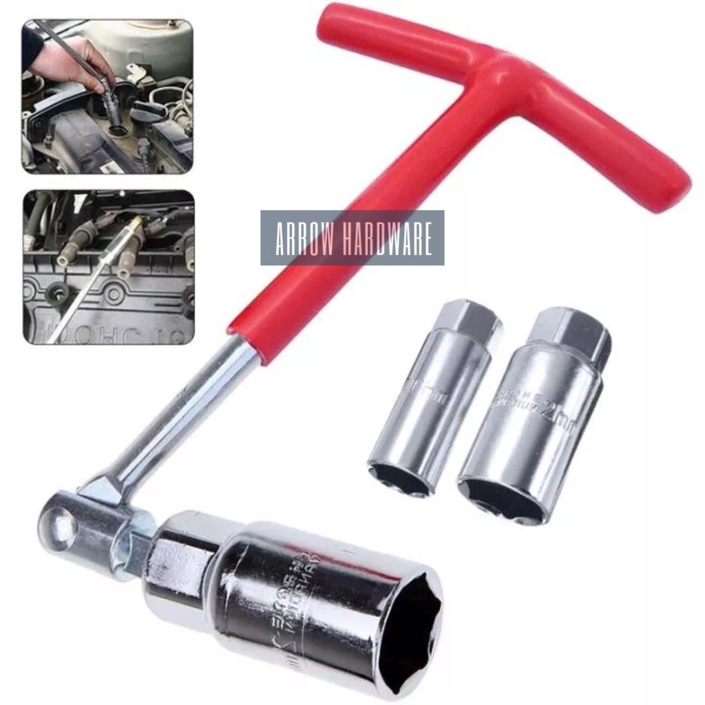 Spark Plug Socket Wrench 16mm High Strength Magnetic T-wrench Removal ...
