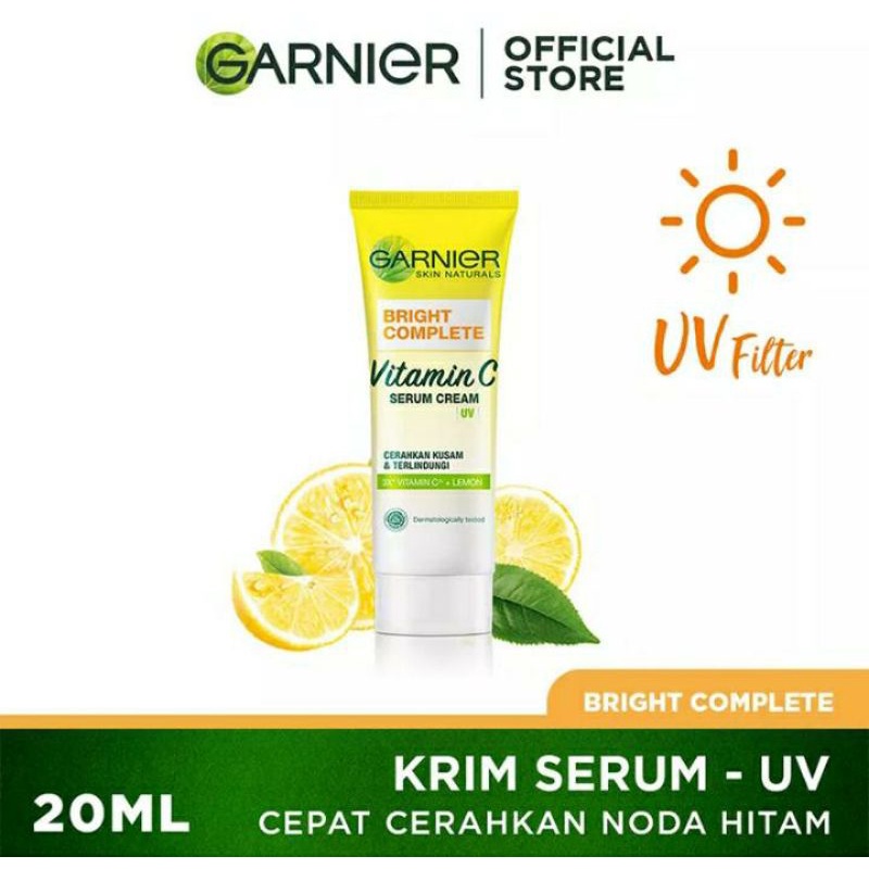 Garnier Bright Complete Serum Cream Vitamin C 20ml / Garnier Day Cream