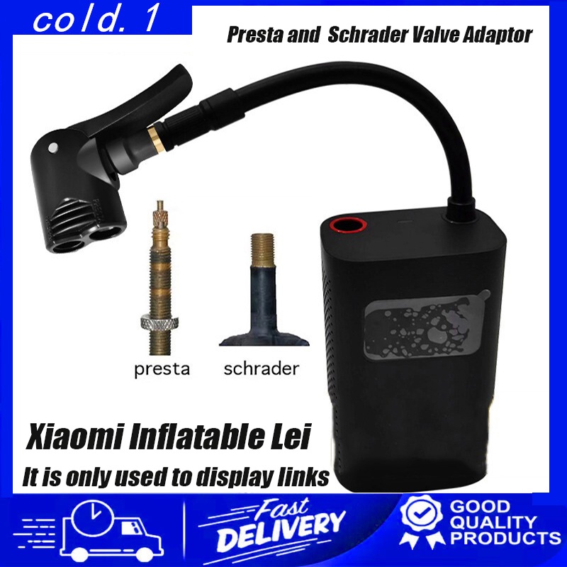 Xiaomi Dual Valve Alternative Bicycle Pump Head, Presta, Schrader, and