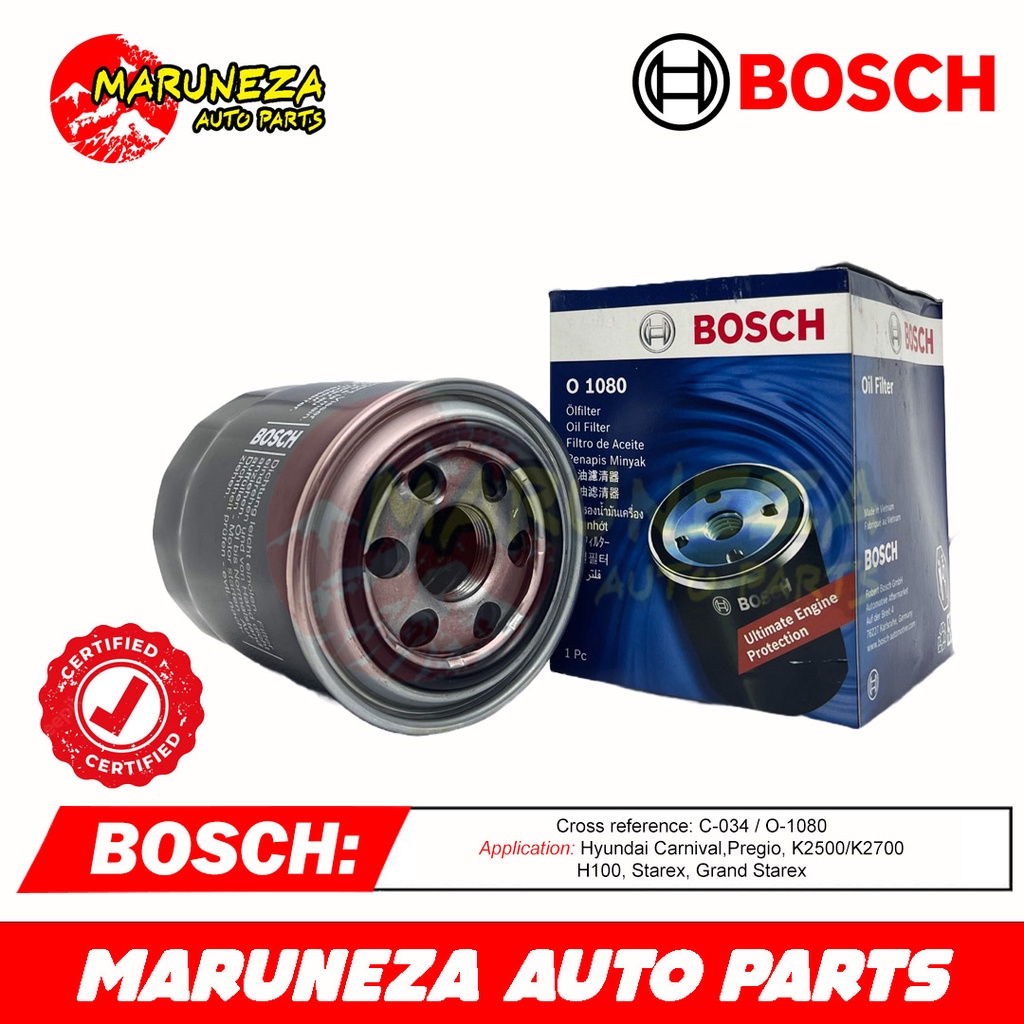 Gutbrod Bosch 0 986 452 058 Oil Filter Fits Suzuki Splash 1.0 1.2 1.2 VVT 1993-2022 3165141084030 