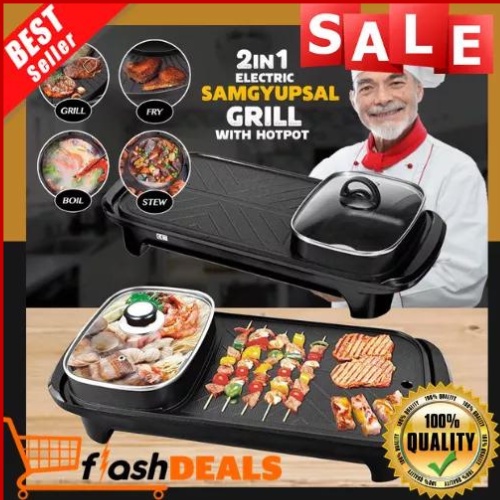 No. 1 2in1 Samgyup Multifunction Electric Hotpot Griller / samgyupsal ...