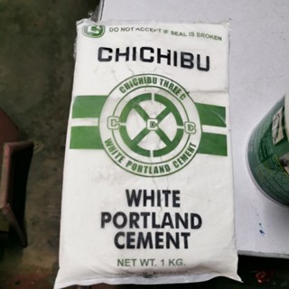 original CHICHIBU white portland cement 1kg per bag | Shopee Philippines