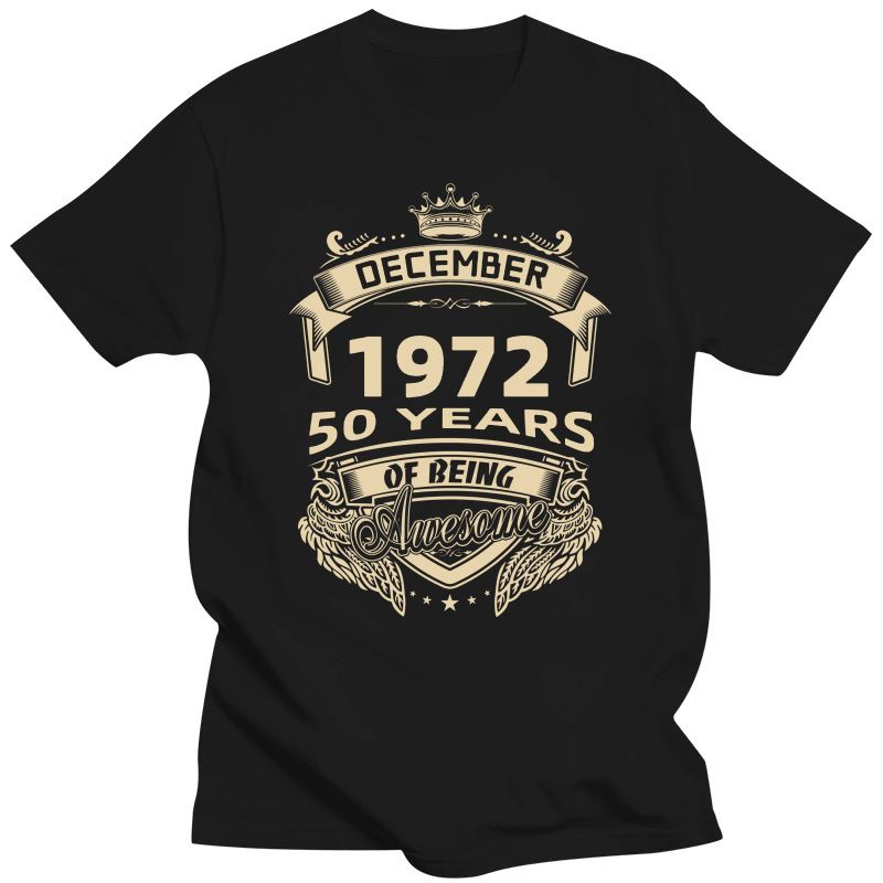 Born In 1972 50 Years Of Being Awesome T Shirt January February April ...