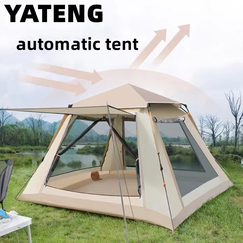 Outdoor waterproof Camping retractable tent 46 person family pack
