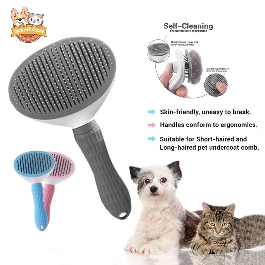 Pet Dog Comb Brush Cat Comb Grooming Cleaning Comb Hair Fur Shedding