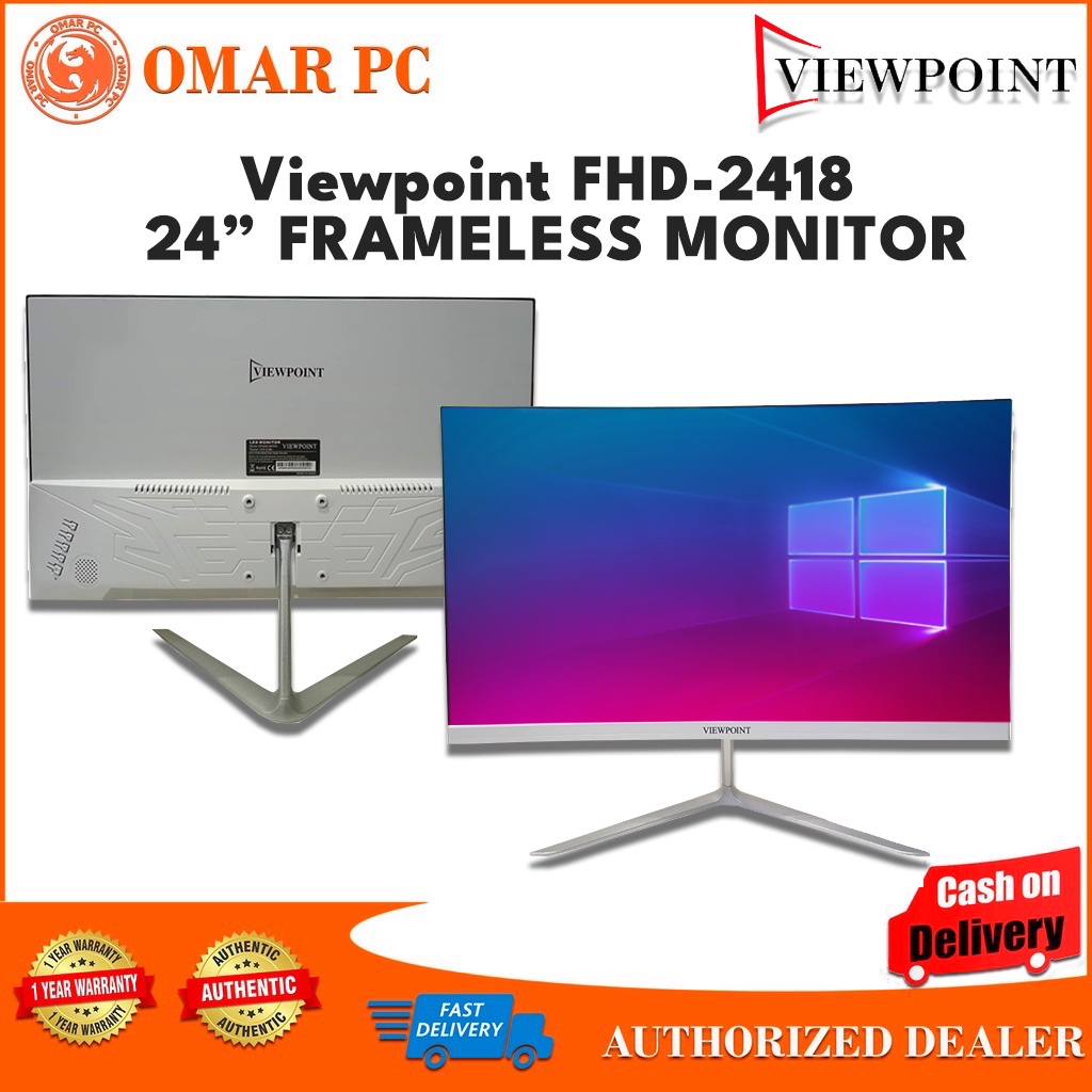 viewpoint-fhd-2418-semi-curved-165hz-24-inches-monitor-shopee-philippines