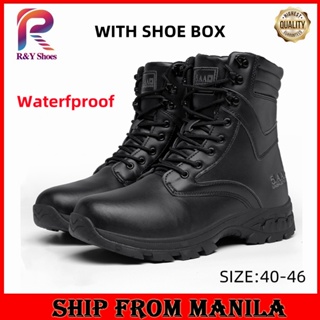 SALE!! Four Seasons Commuter Training Boots Waterproof Tactical Boots Outdoor Military Combat Shoes