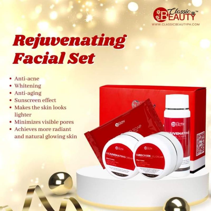 Classic Beauty Rejuvenating Facial Set Shopee Philippines