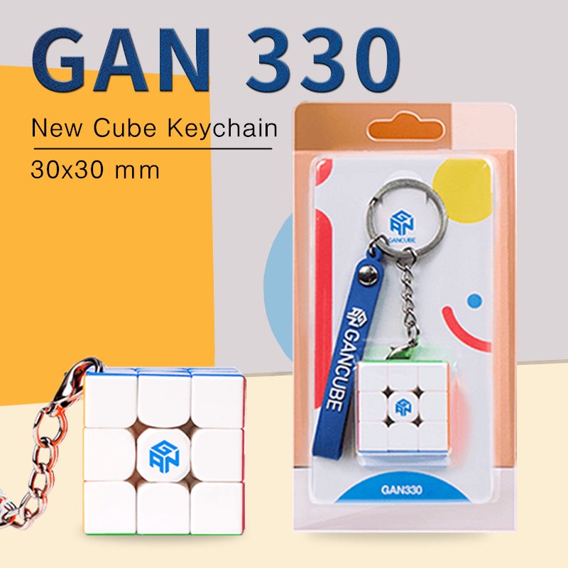GAN 330 Keychain Cube Gan330 Mini Keychain Magic Speed Gan 3X3 Cube