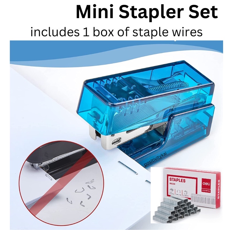 (Positivity) Mini Stapler / Mini Stapler Set / Mini Stapler with