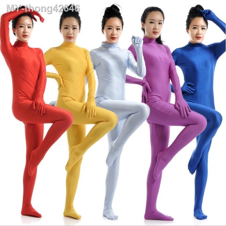 Adult Kids Spandex Zentai Full Body Skin Tight Jumpsuit Unisex Zentai Suit Bodysuit Costume for Wome #2