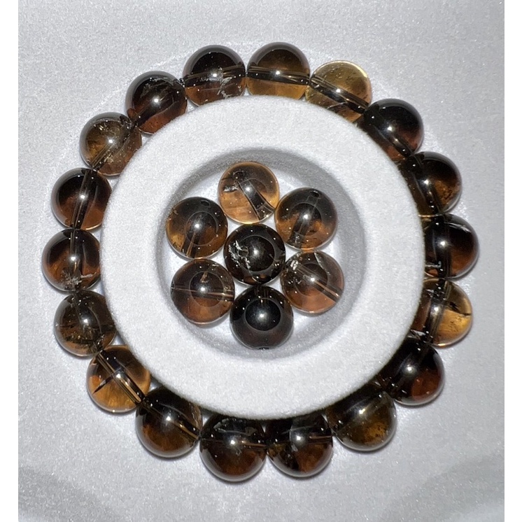 Natural Crystal Bead Bracelet (Smokey Quartz) 10mm Shopee Philippines