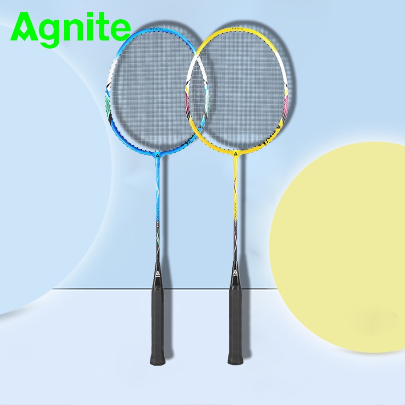 Agnite 2 Pieces Badminton Racket Glass Aluminum Split | Shopee Philippines