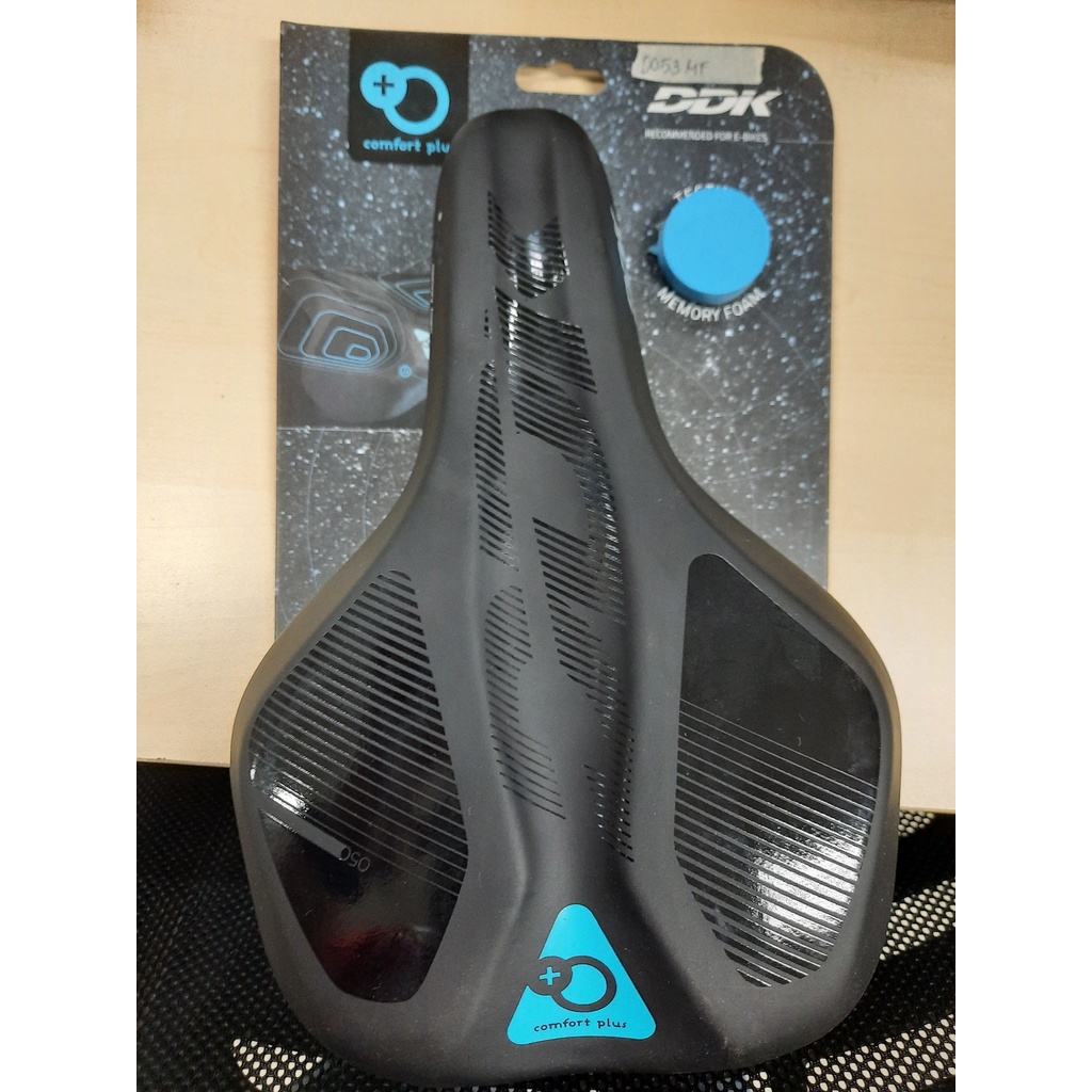 Selle DDK 3736MF Comfort Plus VTT Noir – Unisexe, Gel Mémoire