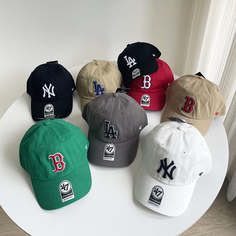 47brand New Fashion cotton Baseball Cap B NY LA Embroidery Outdoor ...