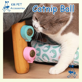 Mint Catnip Toys Rotating Catnip Ball Molars Teeth Cleaning Treat Ball Interactive Chew Toys